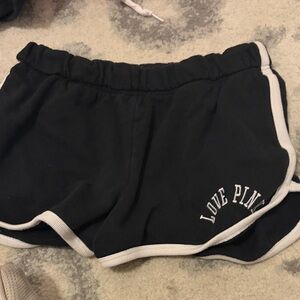 Victoria's Secret Black Shorts with White Trim